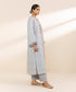 Women's Unstitched Lawn Printed Grey 3 Piece Suit